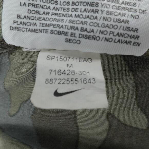 Nike Pants Mens Medium Green Camo Tech Jogger V442 Tapered Athletic Workout Gym‎ - Picture 14 of 14